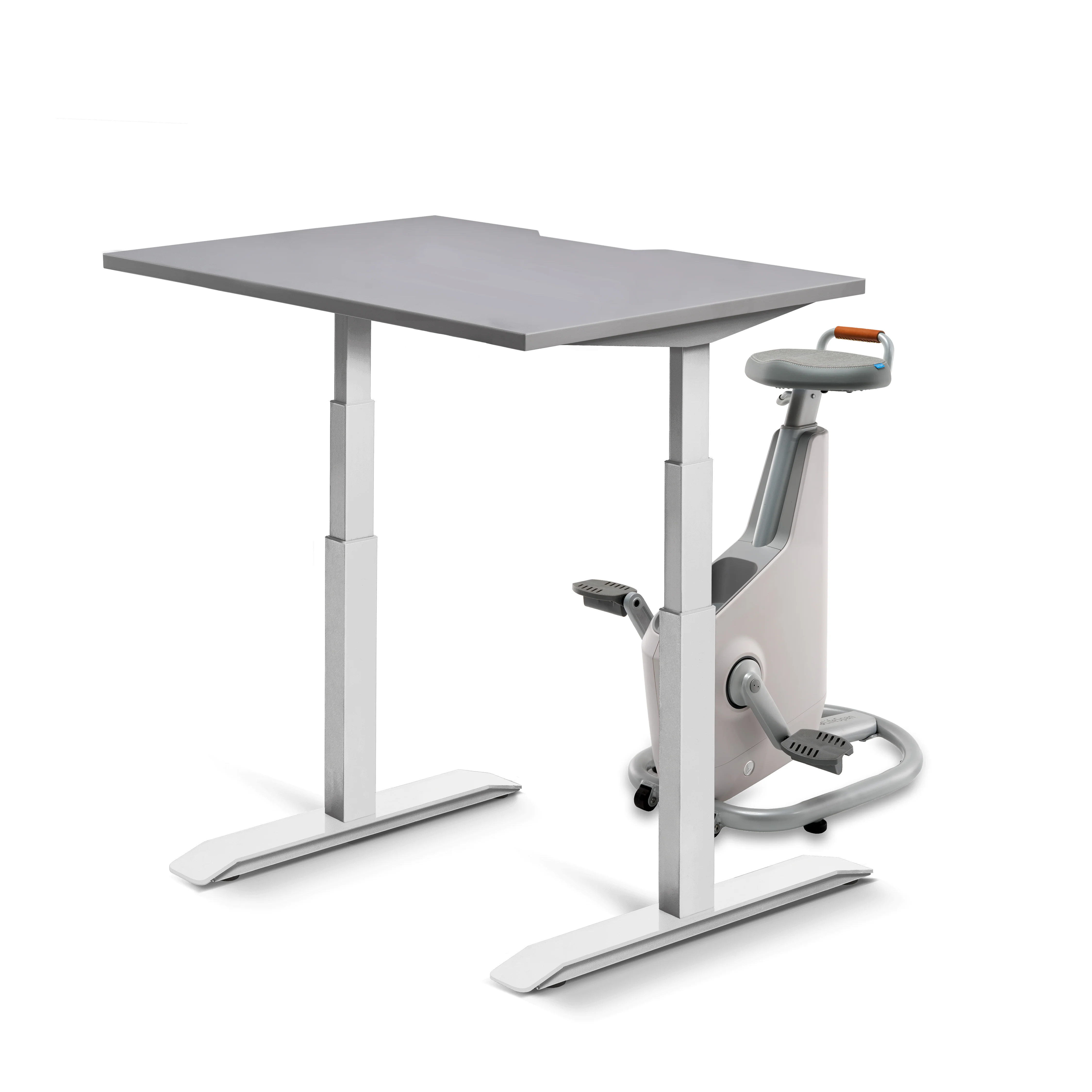 Omni Ampera Bike Desk - Glacier White - Image 13