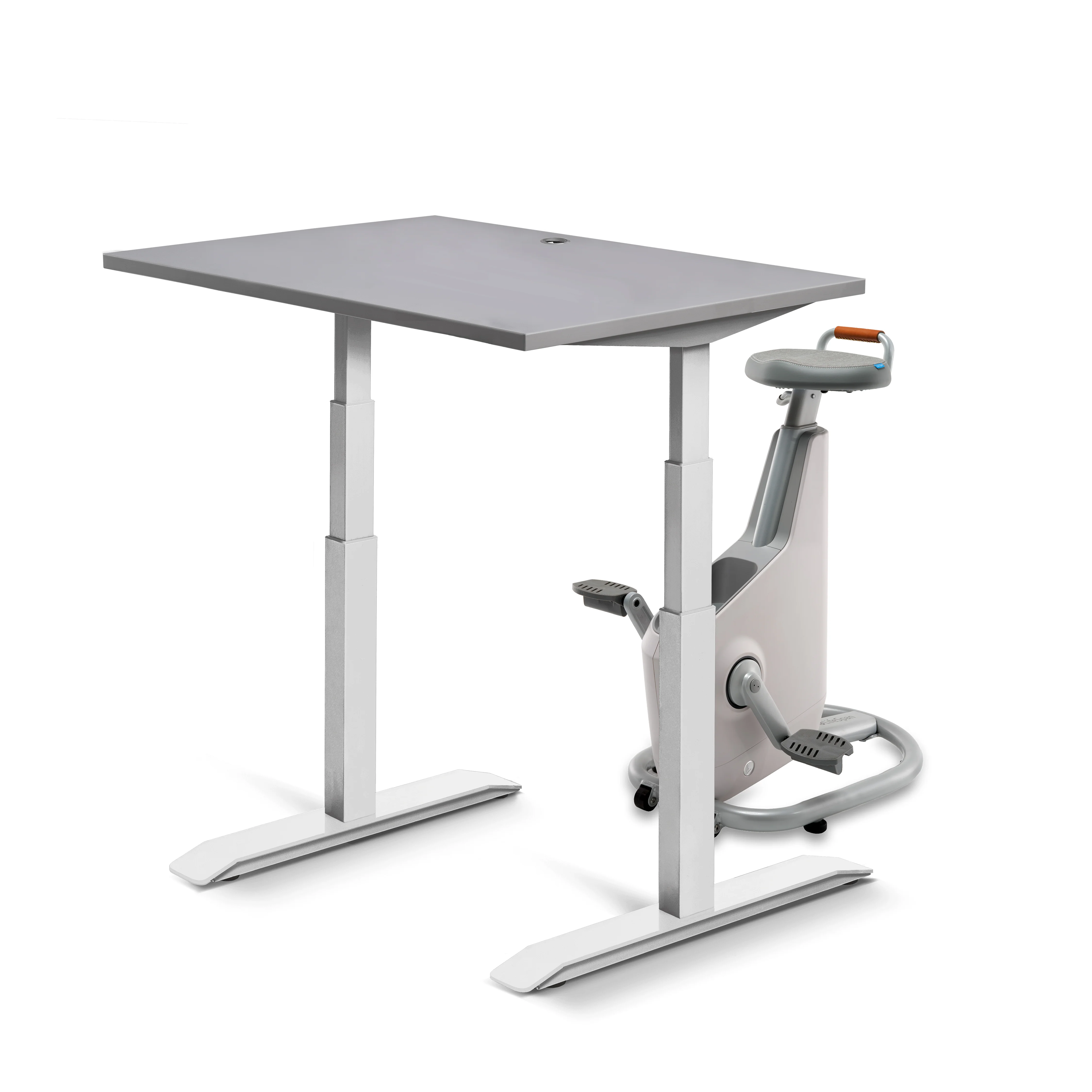 Omni Ampera Bike Desk - Glacier White - Image 14