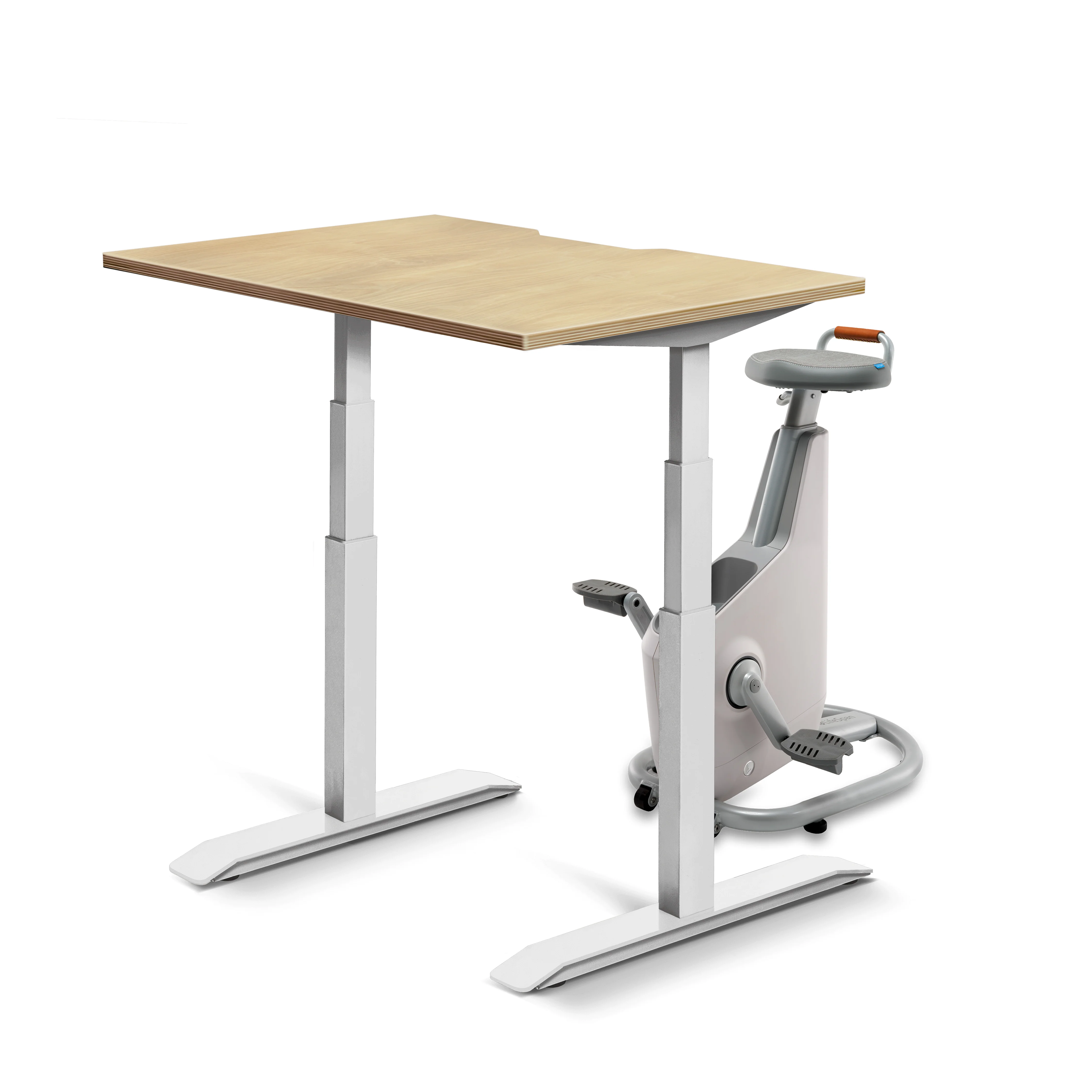 Omni Ampera Bike Desk - Glacier White - Image 18