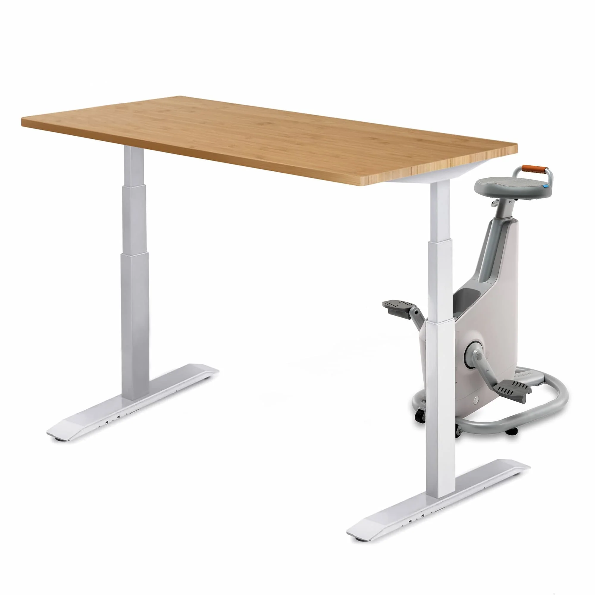 Omni Ampera Bike Desk - Glacier White - Image 19