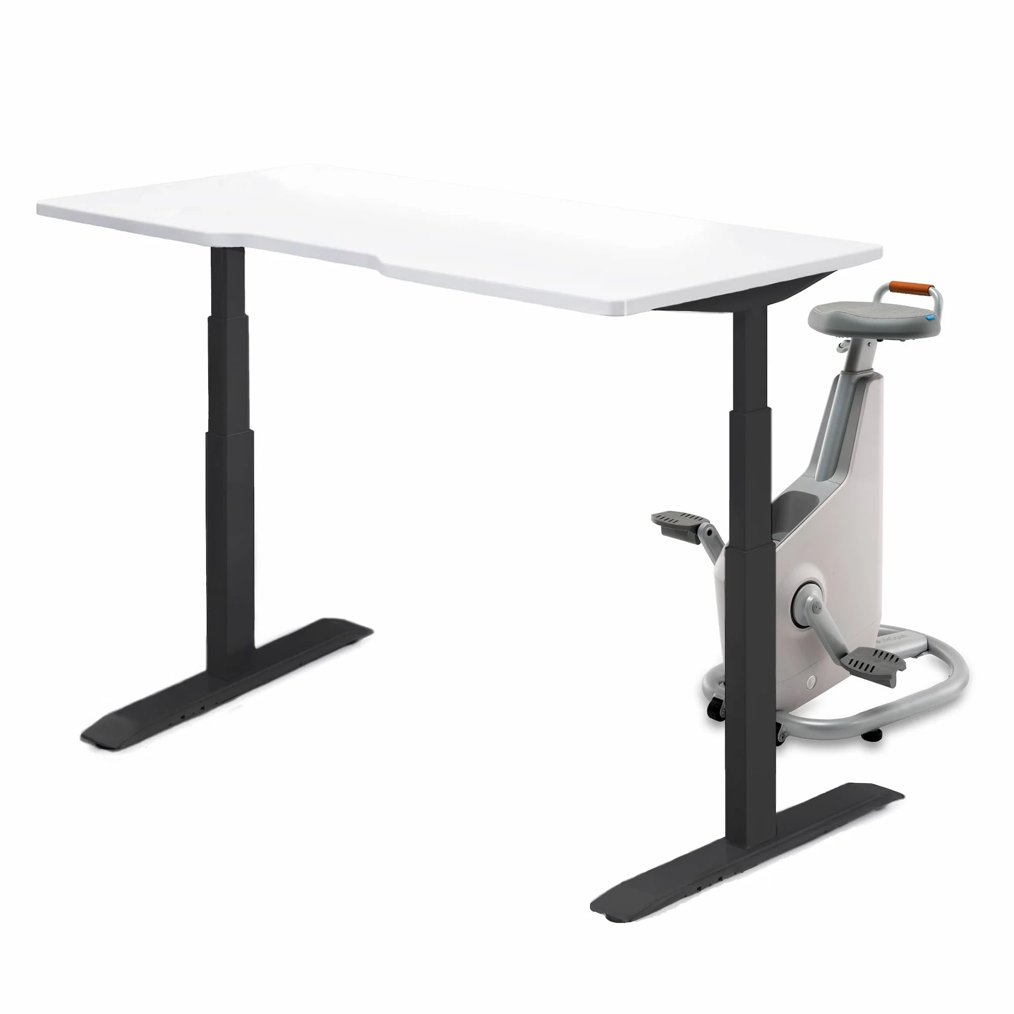 Omni Ampera Bike Desk - Glacier White - Image 20
