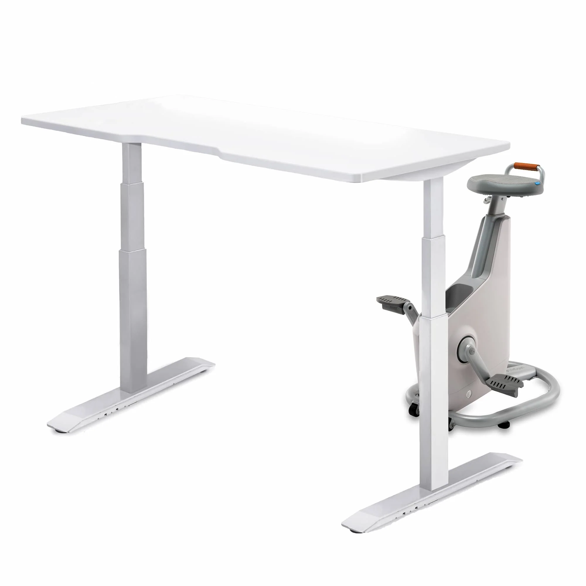 Omni Ampera Bike Desk - Glacier White - Image 22