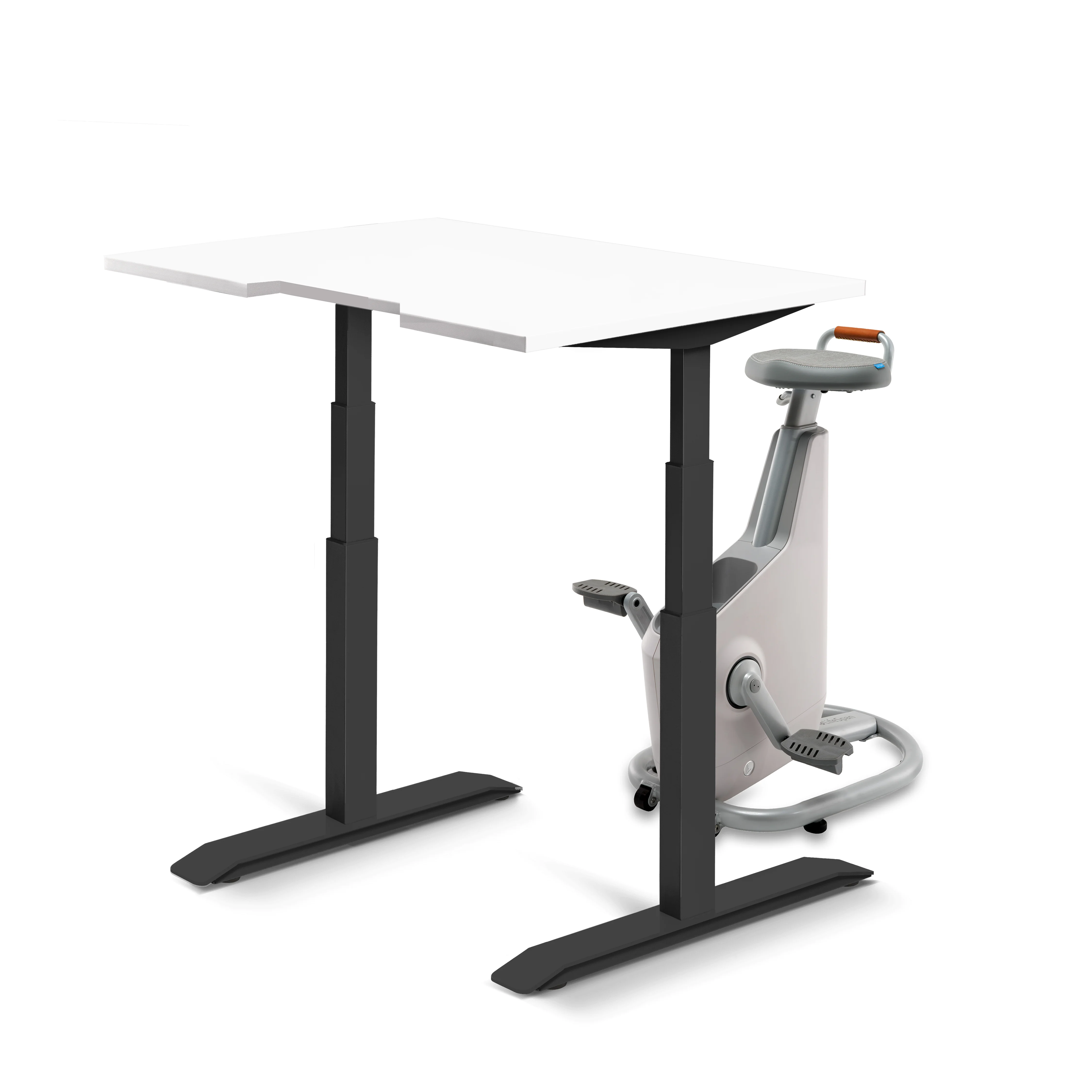 Omni Ampera Bike Desk - Glacier White - Image 23