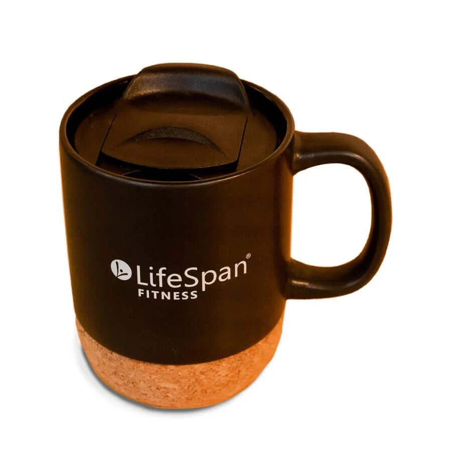 Cork Bottom Ceramic Mug - 12 oz - Image 4